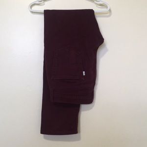 Levi’s 32 x 34 Silvertab Jeans, Burgundy